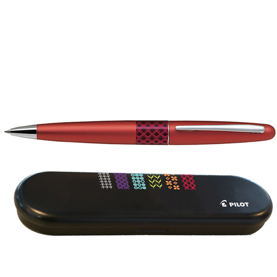 Pix cu mecanism twist 1.0mm, PILOT Mr. Retro Pop, scriere albastra, ALEGE CULOAREA: Rosu - Papet