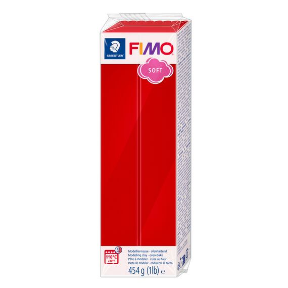Lut polimeric Fimo Soft Christmas Red, 454g STH-8021-2 - Papet
