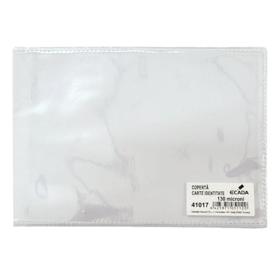 Coperta carte de identitate din plastic transparent, ECADA - Papet
