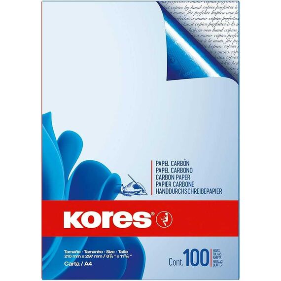 Indigo albastru, 100 coli/top, KORES - Papet