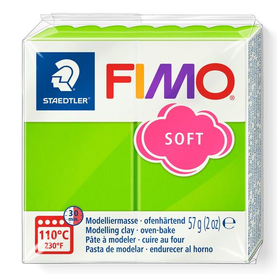 Lut polimeric Fimo Soft Apple green, 57g STH-8020-50 - Papet