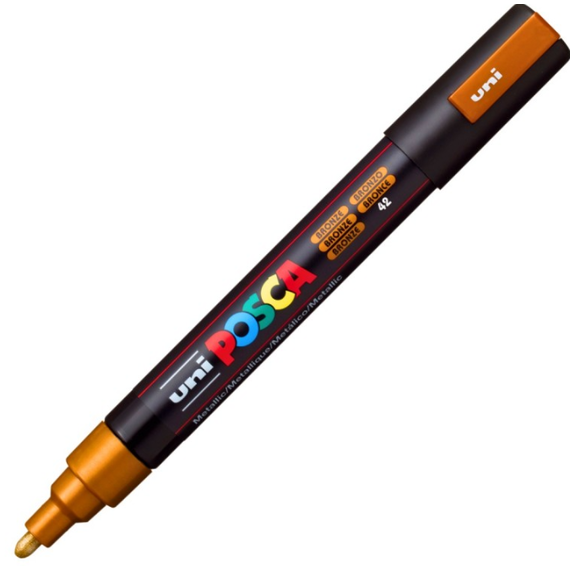 Marker Uni PC-5M POSCA 1.8-2.5mm, Bronz - Papet