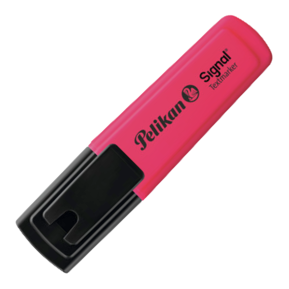 Textmarker PELIKAN Signal, ALEGE CULOAREA: Roz Fluo - 2Papet