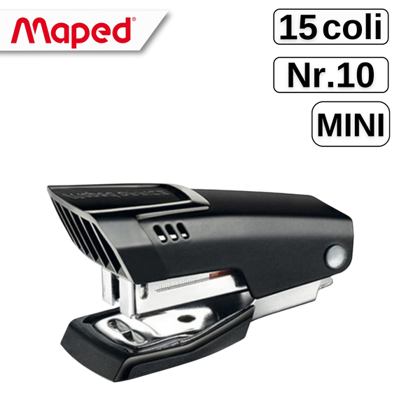 Capsator metalic 15 coli, MAPED Essential Mini NR.10 - Papet
