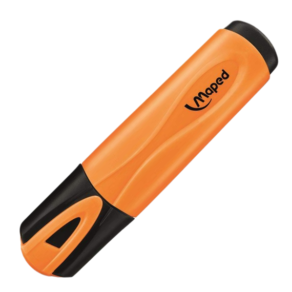Textmarker MAPED Fluo Peps, ALEGE CULOAREA: Portocaliu Fluo - 2Papet