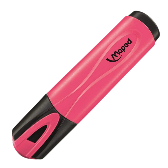 Textmarker MAPED Fluo Peps, ALEGE CULOAREA: Roz Fluo - Papet