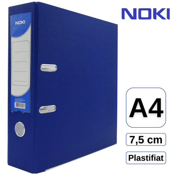 Biblioraft plastifiat 7,5 cm, NOKI, ALEGE CULOAREA: Bleumarin - 2Papet
