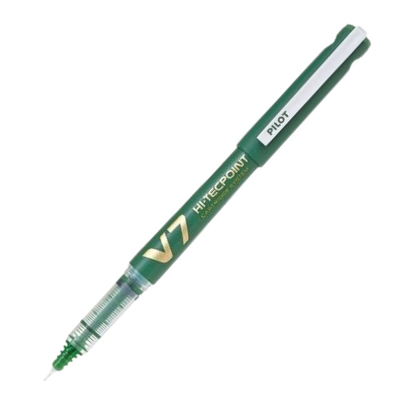 Roller 0.7mm, PILOT Hi-Tecpoint reincarcabil, ALEGE CULOAREA: Verde - 2Papet