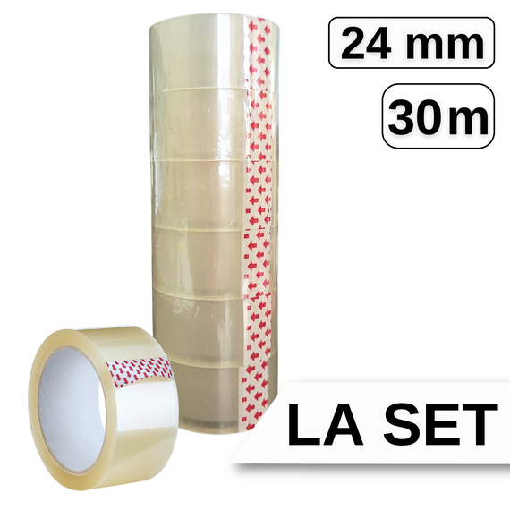 Banda adeziva 24mm x 30m, SPIDER - Papet