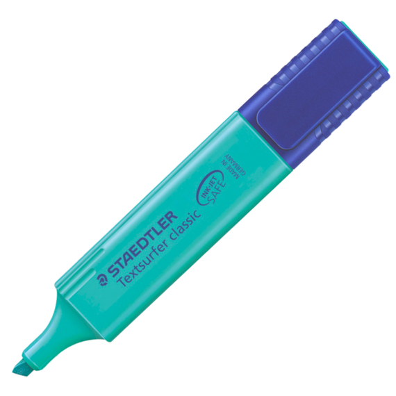 Textmarker STAEDTLER Classic, ALEGE CULOAREA: Turcoaz - Papet