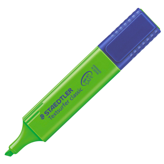 Textmarker STAEDTLER Classic, ALEGE CULOAREA: Verde Neon - Papet