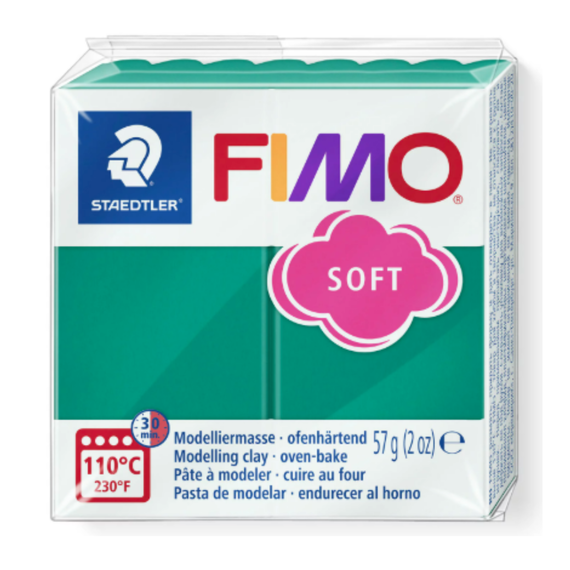 Lut polimeric Fimo Soft Emerald, 57g STH-8020-56 - Papet