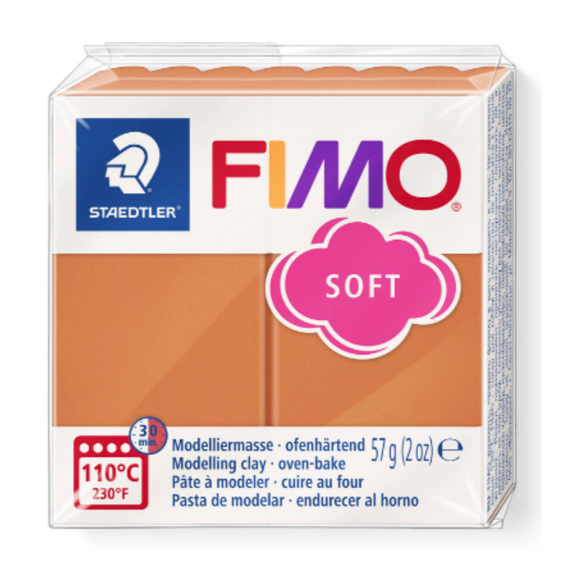 Lut polimeric Fimo Soft Cognac, 57g STH-8020-76 - Papet