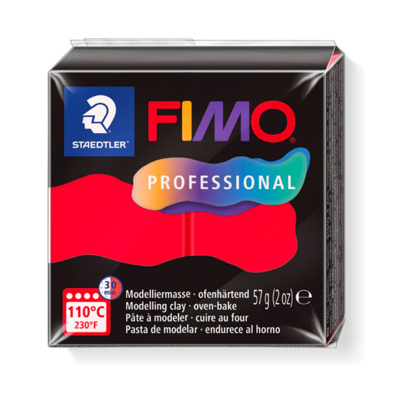 Lut polimeric Fimo Professional True Red, 57g STH-8040-200 - Papet