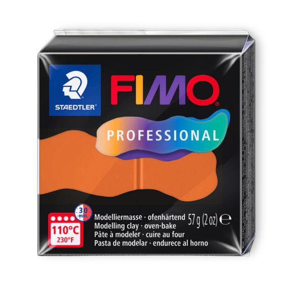 Lut polimeric Fimo Professional Orange, 57g STH-8040-4 - Papet