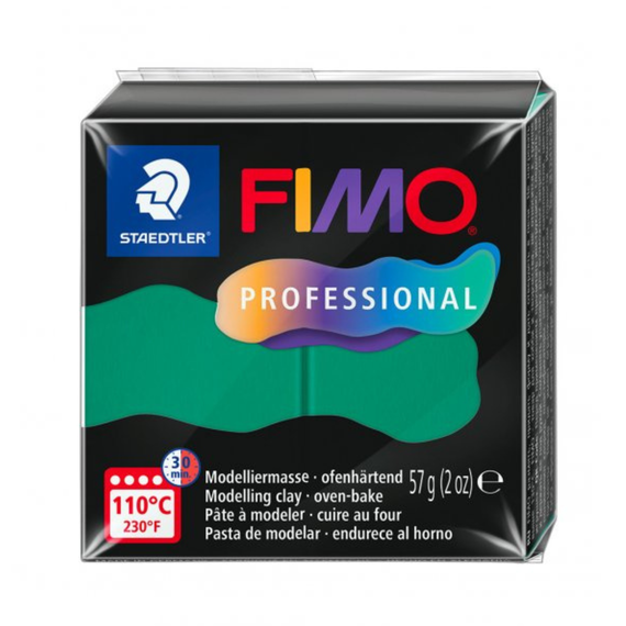 Lut polimeric Fimo Professional Green, 57g STH-8040-500 - Papet