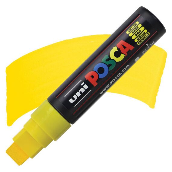 Marker UNI PC-17K POSCA 15.0 mm, Galben - Papet