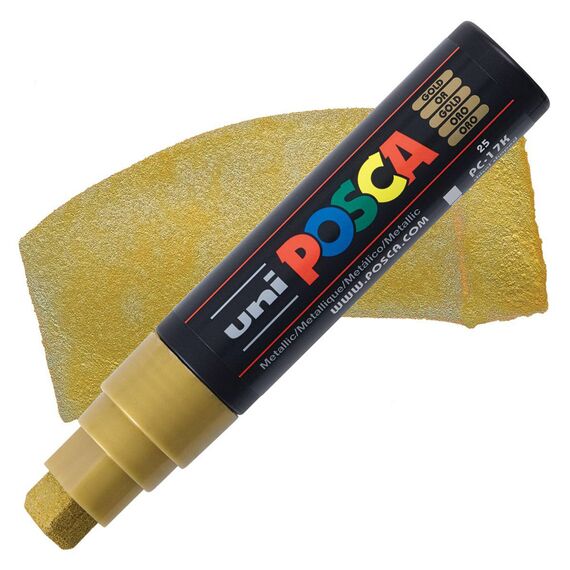 Marker UNI PC-17K POSCA 15.0 mm, Auriu - Papet