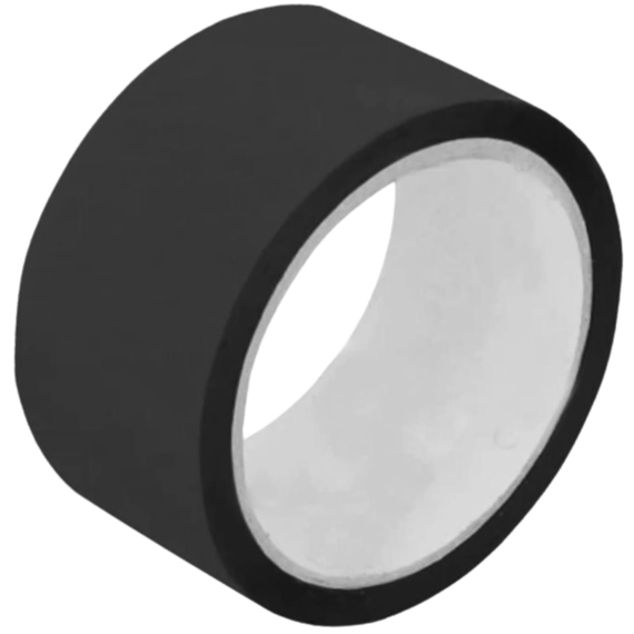 Banda adeziva colorata 45 mm x 40 m, SPIDER, ALEGE CULOAREA: Negru - Papet
