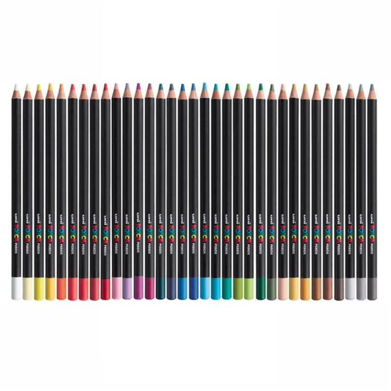 Creioane colorate POSCA Pastel, KPE-200, 36 culori/set - 3Papet