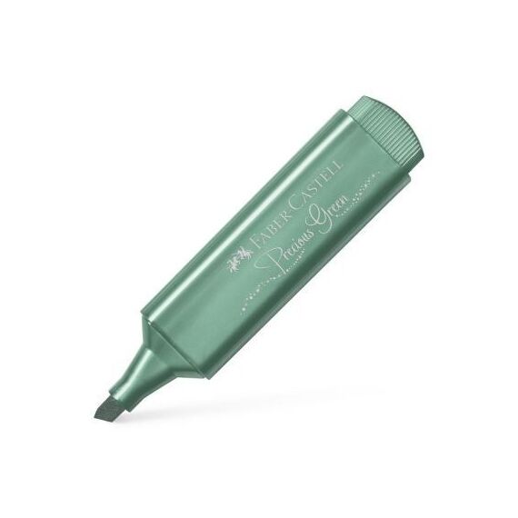Textmarker Metallic FABER- CASTELL 1546, ALEGE CULOAREA: Verde - 2Papet