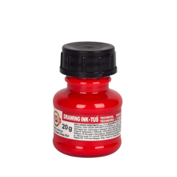 Tus desen KOH-I-NOOR, 20 g, ALEGE CULOAREA: Rosu - 2Papet