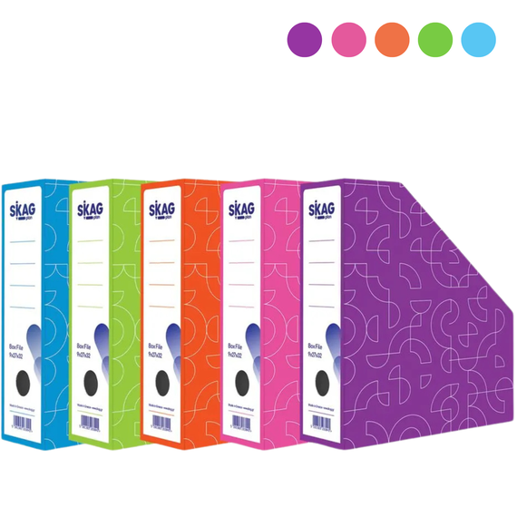 Suport vertical din carton pentru cataloage SKAG Fancy - Papet