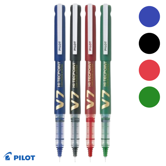 Roller 0.7mm, PILOT Hi-Tecpoint reincarcabil, ALEGE CULOAREA: Albastru - Papet