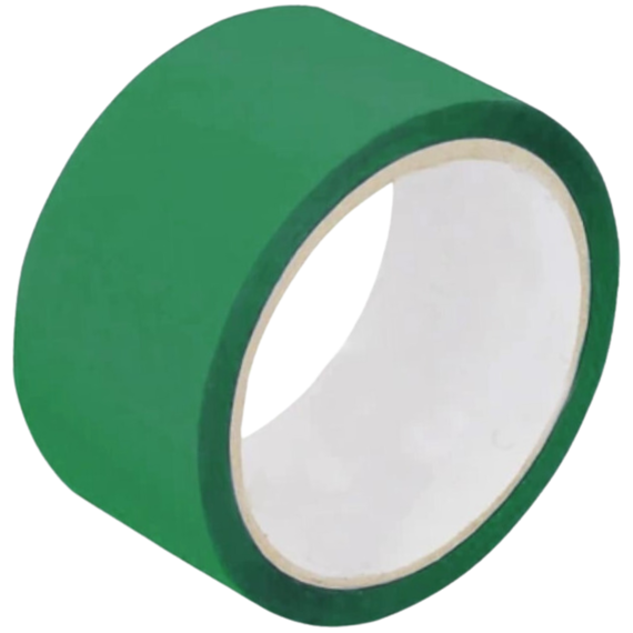 Banda adeziva colorata 45 mm x 40 m, SPIDER, ALEGE CULOAREA: Verde - Papet