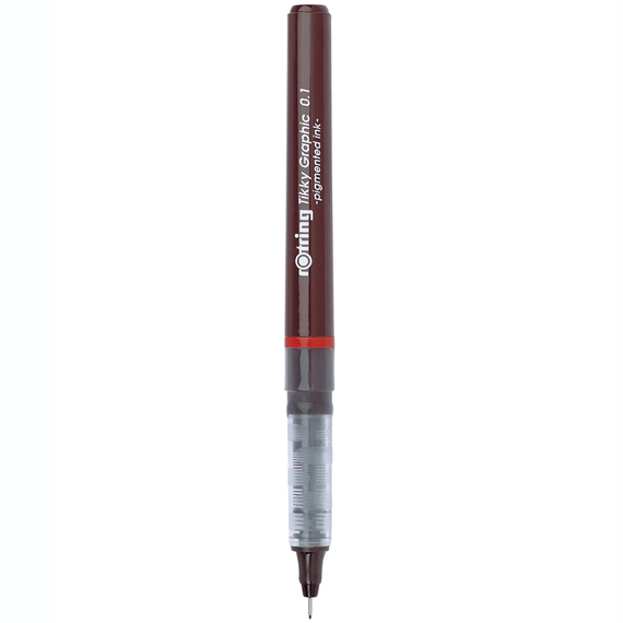 Liner ROTRING Tikky Graphic, tus negru, ALEGE GROSIMEA: 0.1 mm - 2Papet