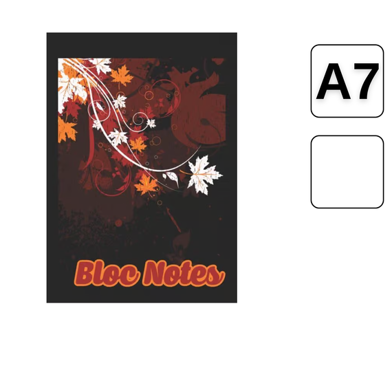 Bloc Notes lipit, A7, 50 file, foaie velina, VEGA - Papet