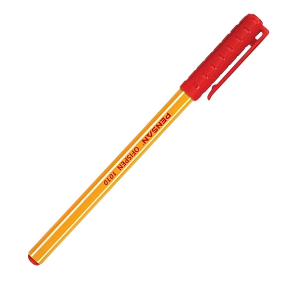 Pix fara mecanism 1.0mm, PENSAN OfficePen, ALEGE CULOAREA: Rosu - Papet