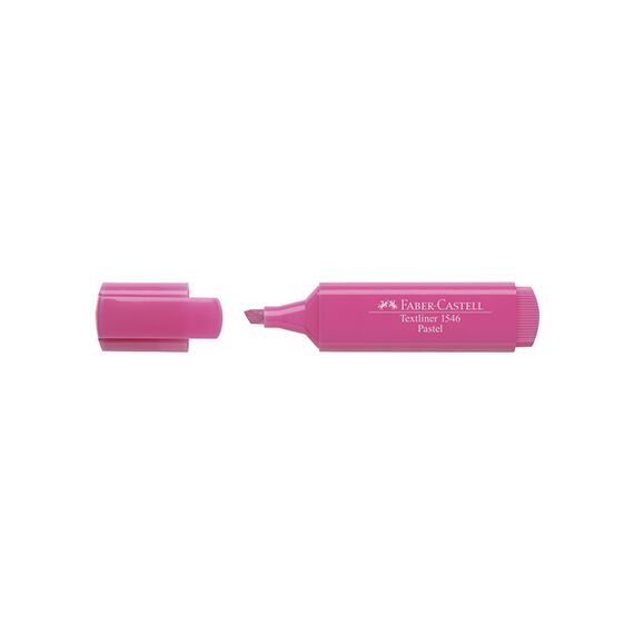 Textmarker pastel FABER- CASTELL 1546, ALEGE CULOAREA: Pink - Papet