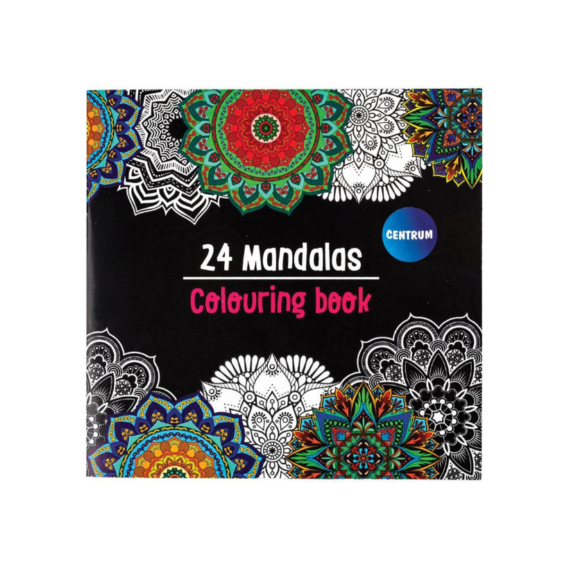 Carte de colorat Mandala, 24 file, 185 x 185mm, CENTRUM - Papet