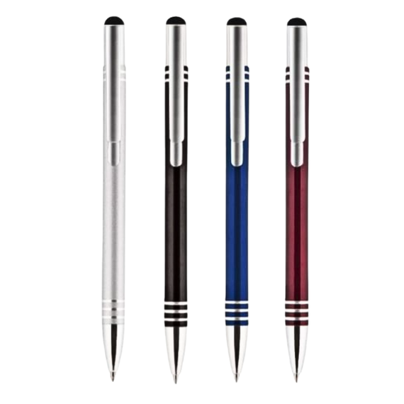 Pix metalic cu mecanism 0.7mm, AIHAO BR264, scriere albastra - Papet