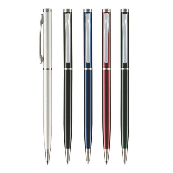 Pix metalic cu mecanism 0.7mm, AIHAO BT015, scriere albastra - Papet