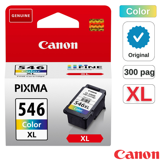 Cartus CANON Pixma CL-546XL Color, 13 ml - Papet