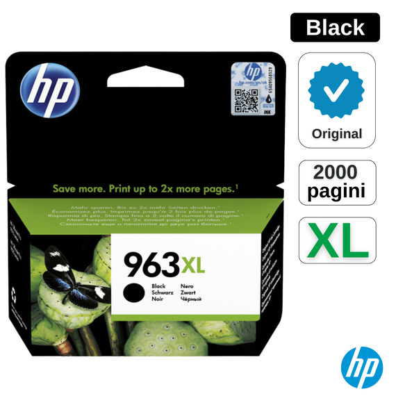 Cartus HP Deskjet 963 XL Negru 3JA30AE, 48 ml - Papet