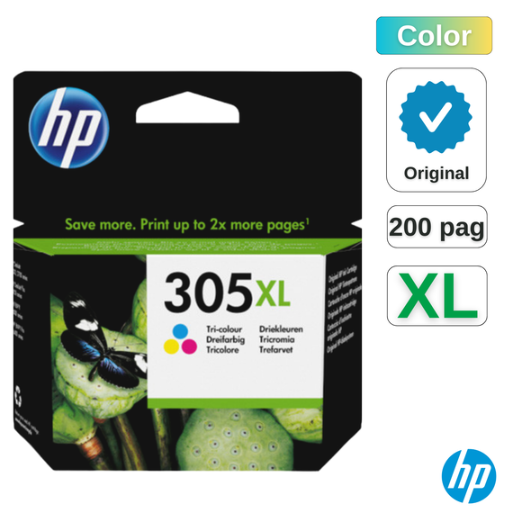 Cartus HP Deskjet 305 XL Color 3YM63AE , 5 ml - Papet