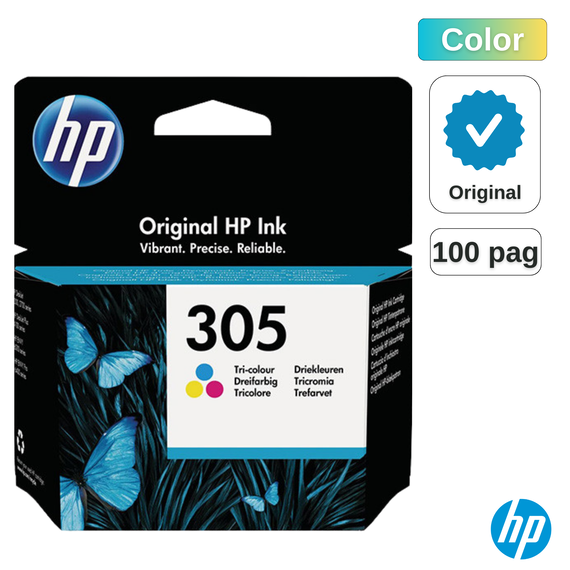 Cartus HP Deskjet 305 Color 3YM60AE, 2 ml - Papet