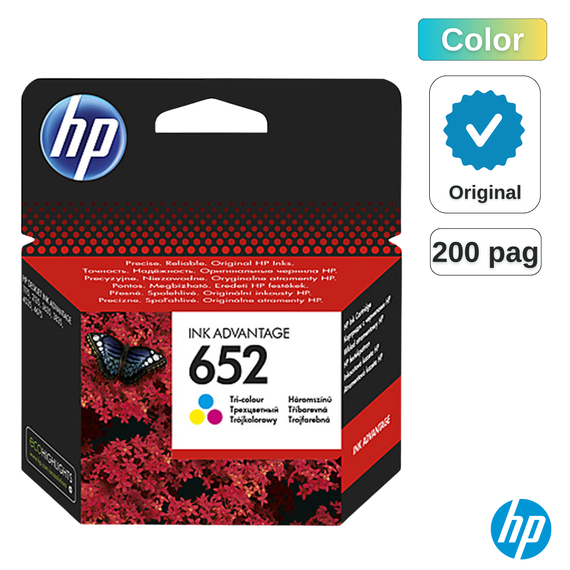 Cartus HP Deskjet 652 Color F6V24AE , 5 ml - Papet