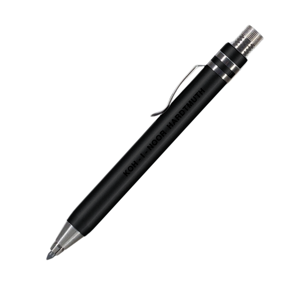 Creion mecanic metalic 3.2mm KOH-I-NOOR, ALEGE CULOAREA: Negru - 2Papet
