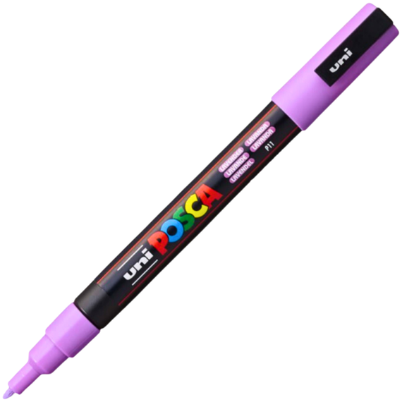 Marker Uni PC-3M Posca 0.9-1.3 mm Mov Lavanda - Papet