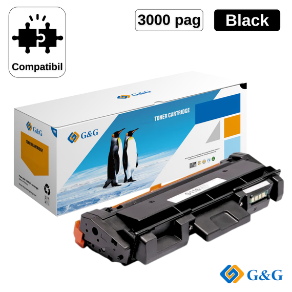 Toner compatibil MLT-D116L, Negru 3K, G&G - Papet