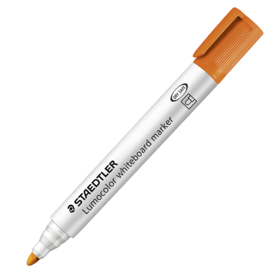 Marker whiteboard 2 mm, STAEDTLER Lumocolor, ALEGE CULOAREA: Orange - Papet