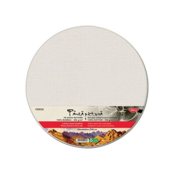 Panza pictura sasiu rotund 30 cm, DACO - Papet