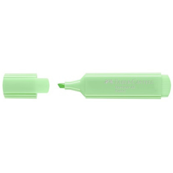Textmarker pastel FABER- CASTELL 1546, ALEGE CULOAREA: Verde pastel - Papet