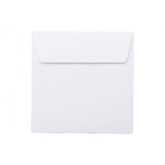 Plic color, 16 x 16 cm, Alb, siliconic, DACO, 25 buc/set - Papet