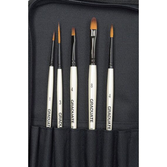 Set 10 pensule sintetice cu varfuri mixte, DALER ROWNEY Graduate - 2Papet