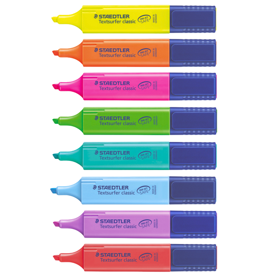 Textmarker STAEDTLER Classic, ALEGE CULOAREA: Albastru - Papet